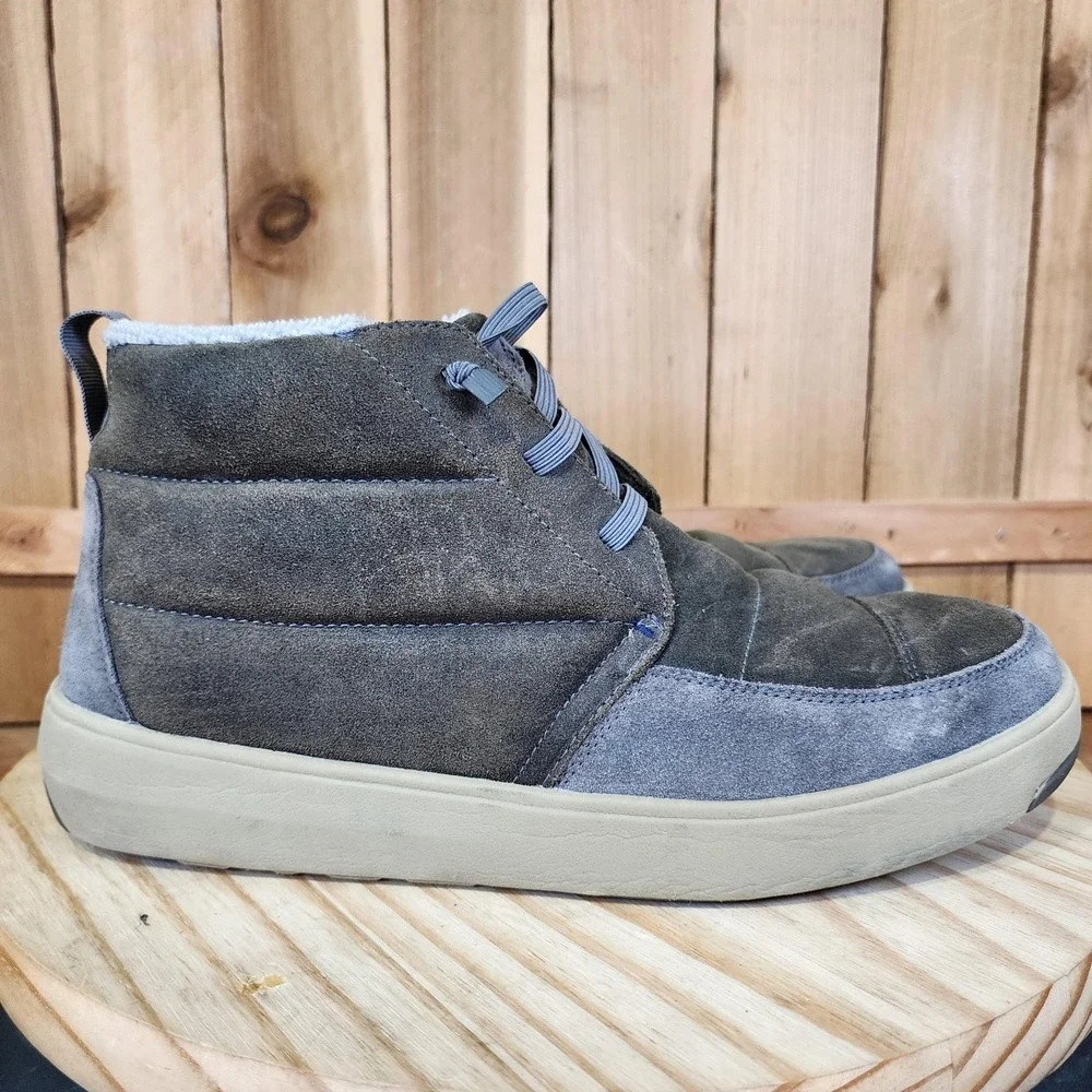 Stio Colter Mid Boots Mens 11 Gray‎ Suede Insulated Winter Snow Casual Outdoor